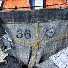 Load image into Gallery viewer, Y2K Red Monkey Jeans Size 34&quot;
