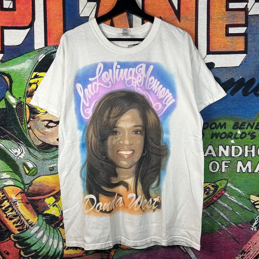 ‘In Loving Memory of Donda West’ Airbrush Tee Size Large