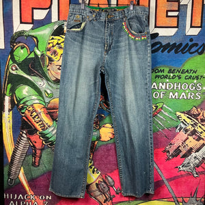 Y2K LRG Baggy Skater Jeans Size 36