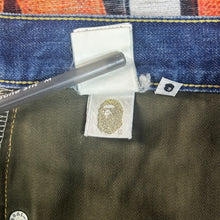 Load image into Gallery viewer, Bape Sta Embroidered Jeans Size 34”
