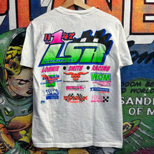 Load image into Gallery viewer, Vintage 90’s Neon Racing Tee Size Small
