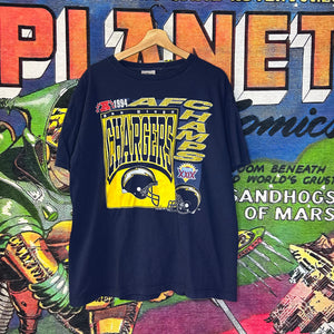 Vintage 90s Los Angeles Chargers Tee Size XL