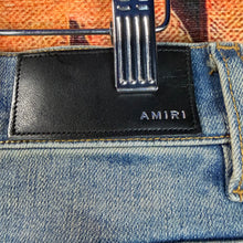 Load image into Gallery viewer, Amiri Distressed Skinny Jeans Size 30”
