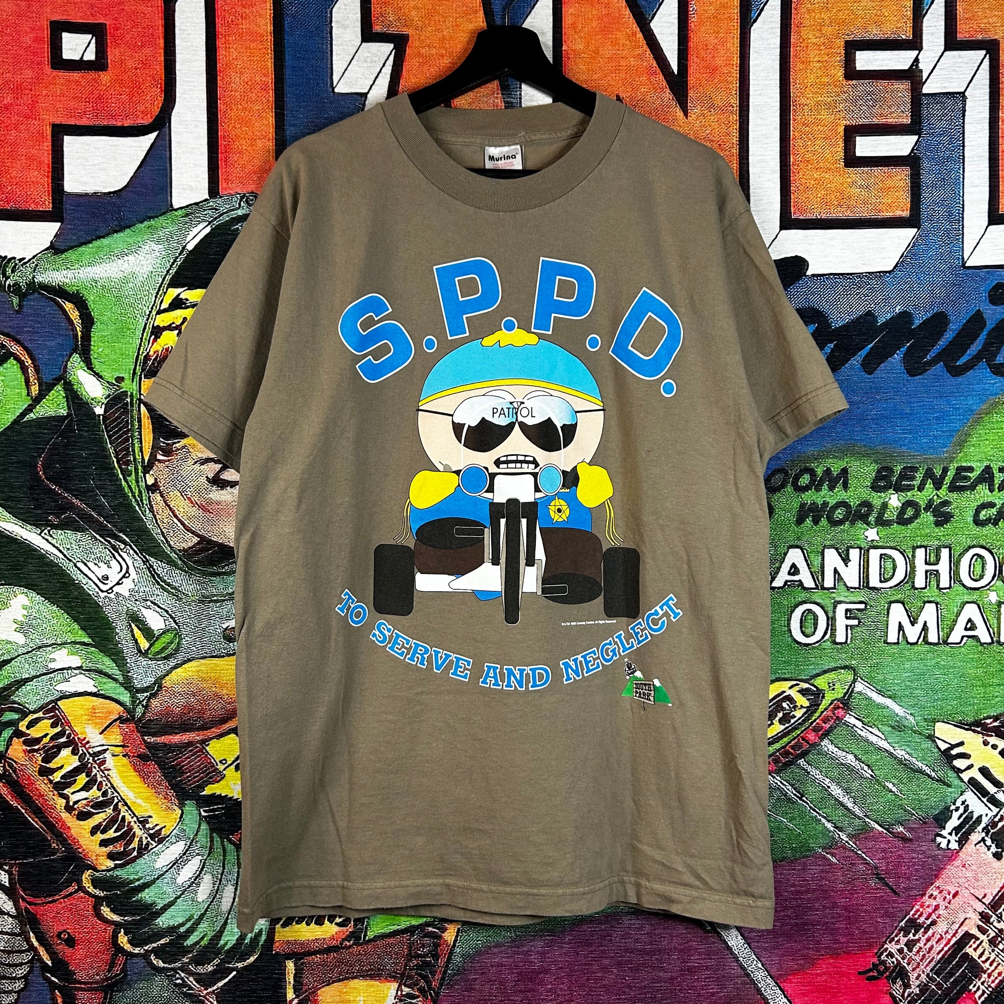 Vintage 90s South Park Serve and Neglect Tee Size L Vintage 90s South Park Serve and Neglect Tee Size L