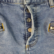 Load image into Gallery viewer, Balmain Distressed Motto Blue Jeans Size 29
