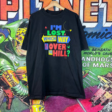 Load image into Gallery viewer, vintage 90s Shoebox Hallmark "I'm Lost Which Way is Over the Hill?" Tee Size XL
