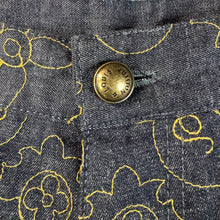 Load image into Gallery viewer, Louis Vuitton FW24 Arabesque Embroidered Denim Pants Ready-To-Wear 1AFX97 Size 34"
