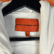 Load image into Gallery viewer, Who Decides War Anti 666 Hoodie Size Large
