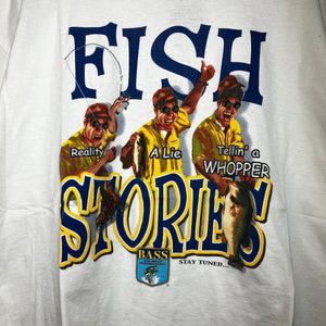 Y2K Fish Stories B.A.S.S Tee Size XL