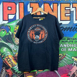 Harley Davidson Skull and Wings Tee Size XL