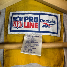 Load image into Gallery viewer, Vintage 90s Reebok Pro Line Pittsburgh Steelers NFL Full-Zip Windbreaker jacket Size 2XL
