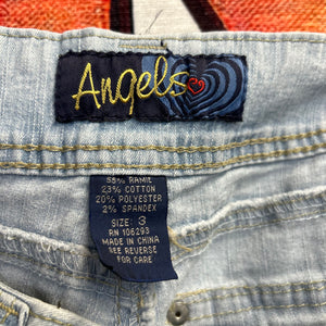 Y2K Flared Angel Jeans Size 25”