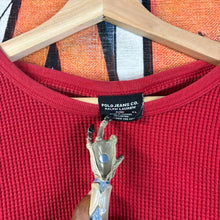 Load image into Gallery viewer, Vintage 90s Polo Ralph Lauren Polo Jeans Co. Red Long-Sleeve Thermal Shirt
