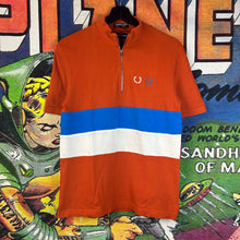 Load image into Gallery viewer, COMME des GARÇON Fred Perry Quarter Zip Shirt Size Small
