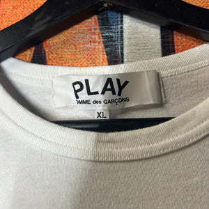 Comme Des Garçon PLAY Long Sleeve Tee Size XL