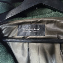 Load image into Gallery viewer, Tornado Mart Asymmetrical Wool Zip Up Jacket Size Large
