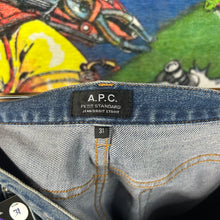 Load image into Gallery viewer, A.P.C Blue Denim Size 31”
