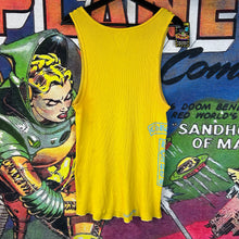Load image into Gallery viewer, Chrome Hearts Horseshoe Logo Tank Top Yellow Size XL
