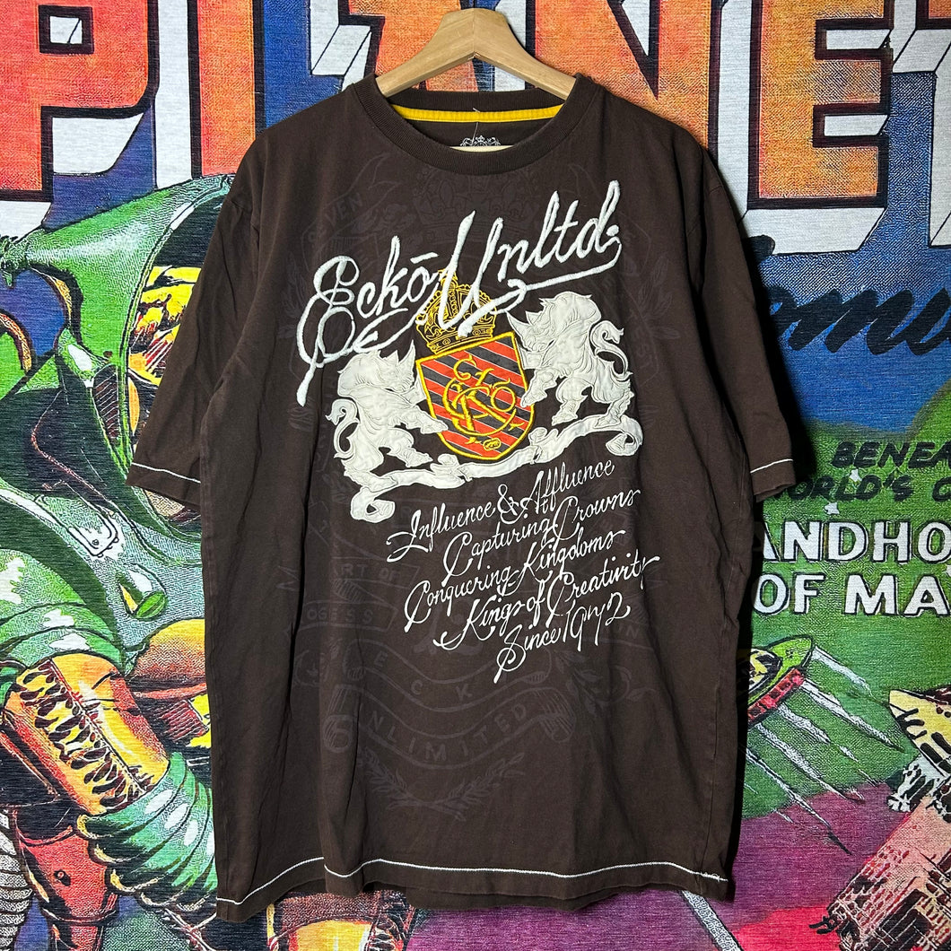 Y2K Ecko Unltd Embroidered Tee Size XL