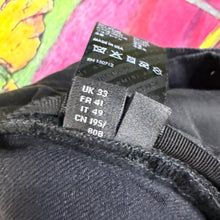 Load image into Gallery viewer, Amiri Leather Star Patch “Chemist” Jeans Size 33”
