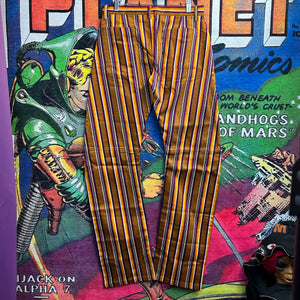 Brand New PPFM Striped Trousers Size 31”