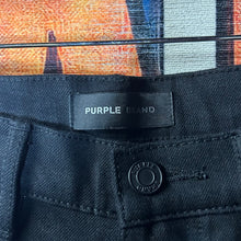 Load image into Gallery viewer, Purple Brand Black Skinny Jeans Size 30”
