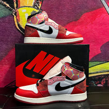 Load image into Gallery viewer, Brand New Air Jordan 1 Spider Man Across the Spider Verse Size 7
