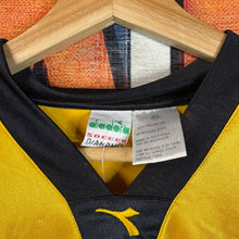 Load image into Gallery viewer, Diadora Yellow and Black Jersey Size Small

