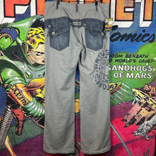 Load image into Gallery viewer, Y2K DrugStores Japan Sweat-Denim Hybrid Pants Size 34”
