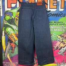 Load image into Gallery viewer, Hidden Season Pinstripe Jeans Size Small 30-33”
