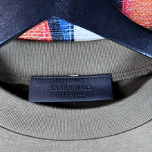 Load image into Gallery viewer, Fear Of God Essentials Oversized Jersey Logo Tee Olive Size S
