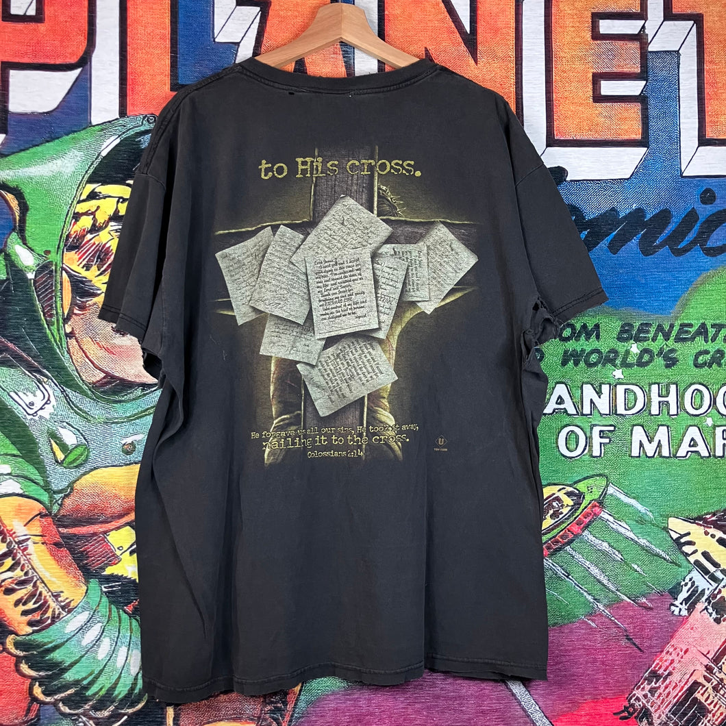 Y2K I Nailed It Jesus Tee Size XL