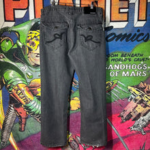 Load image into Gallery viewer, Y2K Rocawear Embroidered Black Jeans Size 36”
