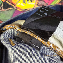 Load image into Gallery viewer, Amiri MX-1 Ultrasuede Biker Jeans Size 29”
