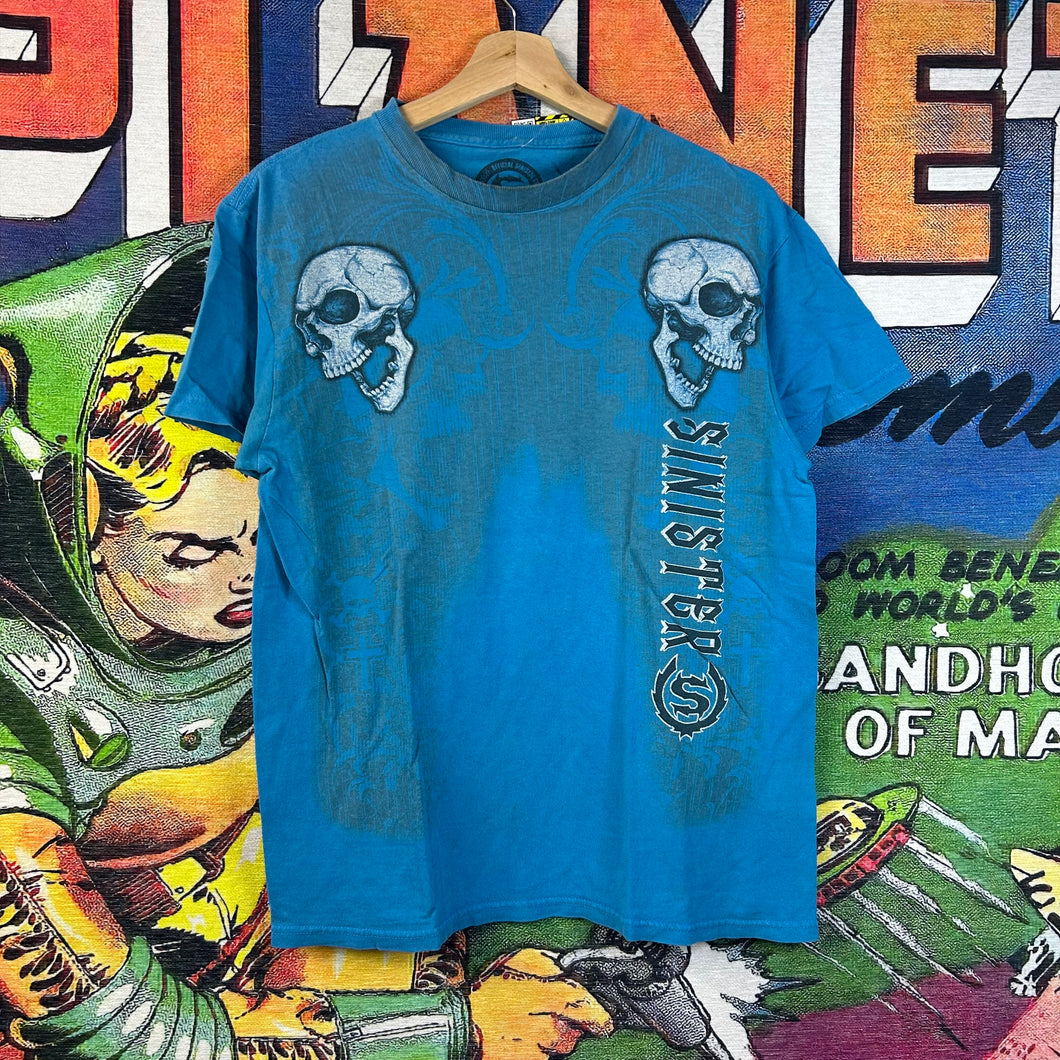 Y2K Sinister Skulls Tee Size Medium