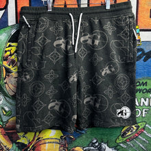 Load image into Gallery viewer, Sniper Gang Kodak Black All Over Print Monogram Shorts Size 2xL
