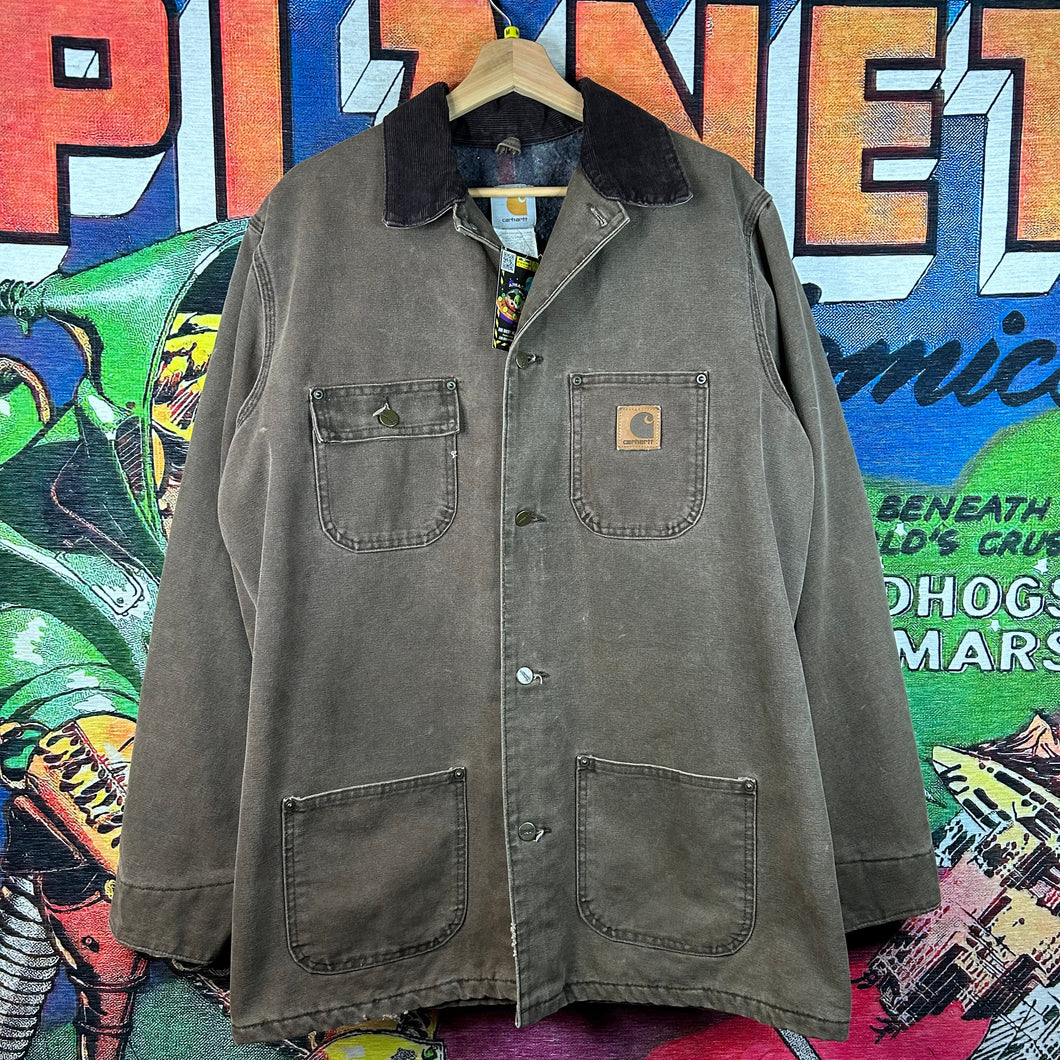 Mocha Carhartt Chore Coat Size Medium