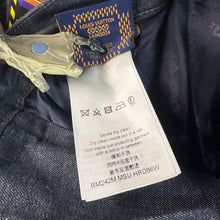 Load image into Gallery viewer, Louis Vuitton FW24 Arabesque Embroidered Denim Pants Ready-To-Wear 1AFX97 Size 34"
