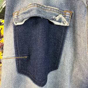Limited Edition Made in Italy Purple Distressed Jeans Size 38