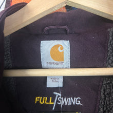 Load image into Gallery viewer, Carhartt Burgundy Sherpa-Lined Detroit Jacket Size Youth XL

