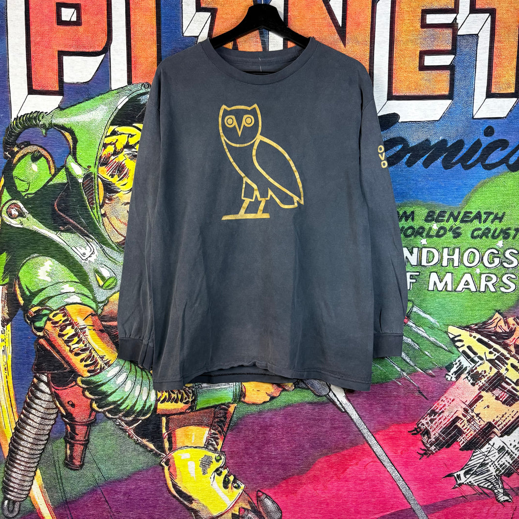OVO (October’s Very Own) OG Owl Long Sleeve Size Large