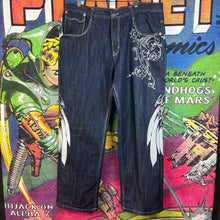 Load image into Gallery viewer, Y2K Wing Jeans Size 38&quot;
