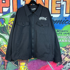Foulplay Co. black Zip-Up Work Jacket Size XL