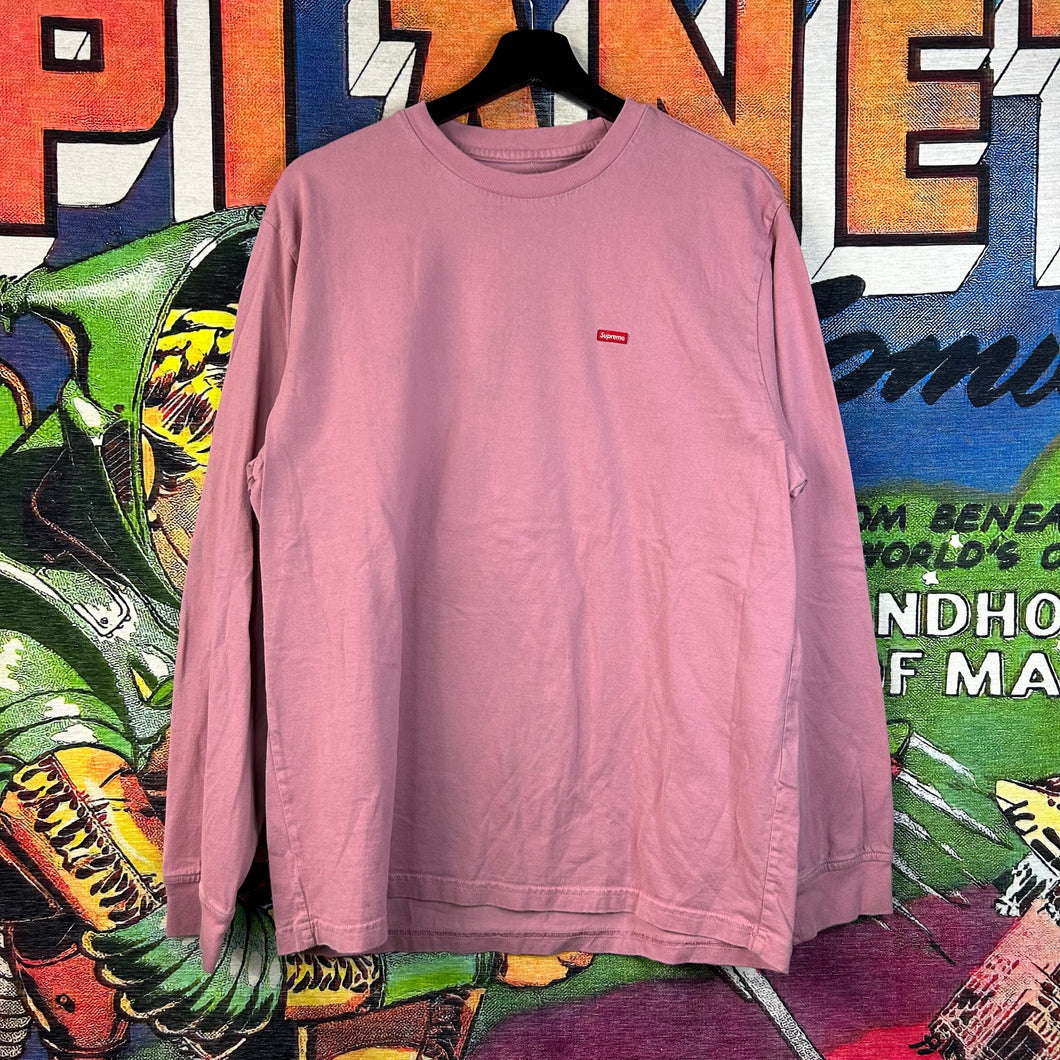 Supreme Small Box Logo Long Sleeve Tee Size Medium