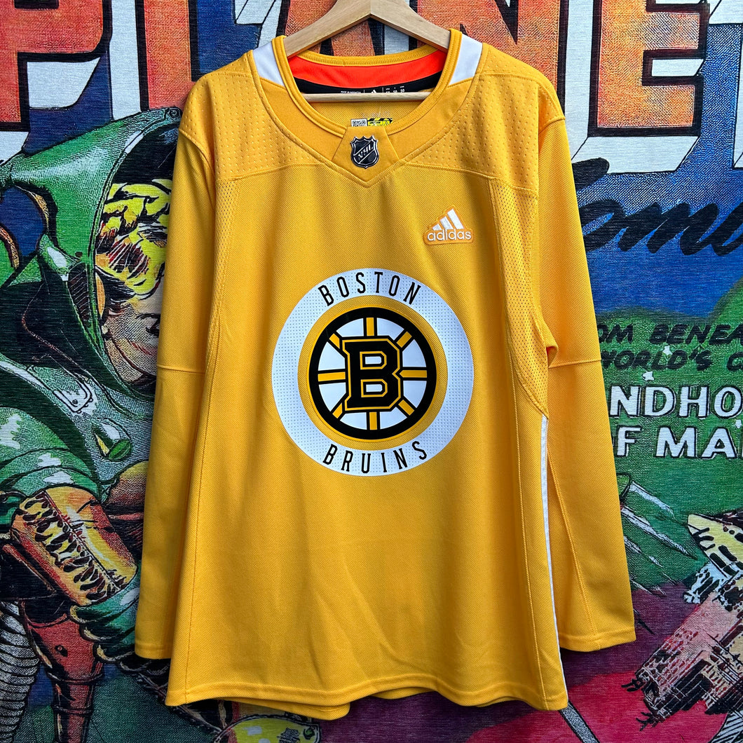 Boston Bruins NHL Adidas Hockey Jersey Size Large