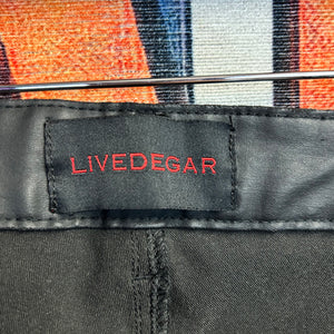 Livedegar Faux Leather Jeans Size 32”