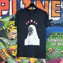 Load image into Gallery viewer, Givenchy Black Nun Stars Tee Size XXS (fits S)
