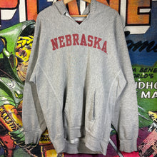 Load image into Gallery viewer, Y2K Champion Reverse Weave Nebraska Hoodie Size Large
