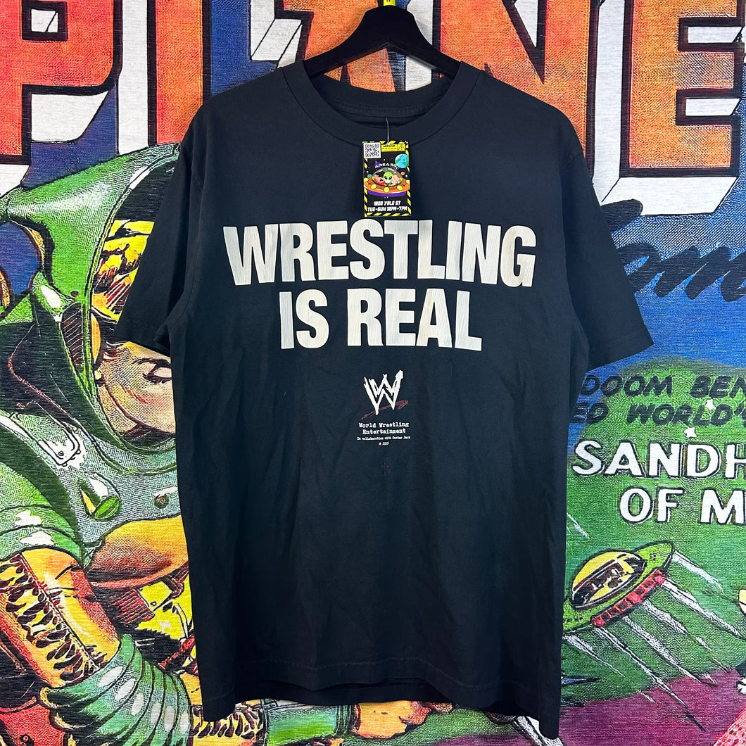New Cactus Jack WWE ‘Wrestling is Real’ Tee Size Medium