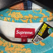 Load image into Gallery viewer, Supreme Spring/Summer 2020 Teal Floral Tee Size Small
